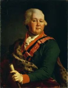Levitsky Prints: Portrait of Count Valentin Platonovich Ivanovich Musin-Pushkin (1735-1804)