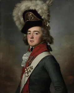 Portrait of Count Valerian Aleksandrovich Zubov (1771-1804), 1791-1792. Artist: Voille, Jean Louis (1744-after 1803) Portrait of Count Valerian Aleksandrovich Zubov (1771-1804), 1791-1792. Artist: Voille, Jean Louis (1744-after 1803)