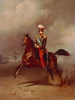 Portrait of Count Vladimir Fyodorovich Adlerberg (1791-1884), 1859. Artist: Willewalde, Gottfried (Bogdan Pavlovich) (1818-1903)