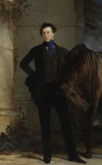 Portrait of Count Vladimir Petrovich Orlov-Davydov (1809-1882), 1840. Creator: Robertson