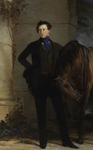 State History Museum Gallery: Portrait of Count Vladimir Petrovich Orlov-Davydov (1809-1882), 1840. Creator: Robertson