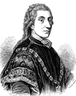 Portrait of Count Wenzel Anton Kaunitz-Rietberg (1711-1794), 1861