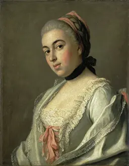 1750s Prints: Portrait of Countess A.M. Vorontsova, 1759. Creator: Pietro Rotari