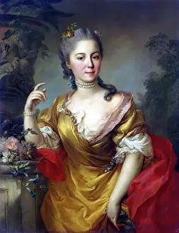 1760s Prints: Portrait of Countess Anna Alexandrovna Chernyshova, 1763. Creator: Stefano Torelli