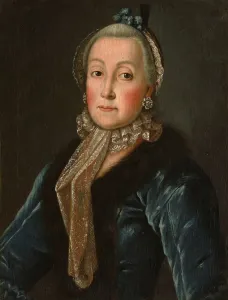Trubetskaya Prints: Portrait of Countess Anna Danilovna Trubetskaya (1710-1780)