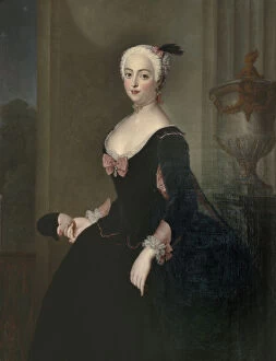 Antoine 1683 1757 Gallery: Portrait of Countess Anna Elisabeth von der Schulenburg (1720-1741), First half of the 18th cent