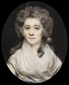 Portrait of Countess Anna Evgenyevna Obolenskaya (1778-1810), Late 18th cent.. Artist: Anonymous Portrait of Countess Anna Evgenyevna Obolenskaya (1778-1810), Late 18th cent.. Artist: Anonymous