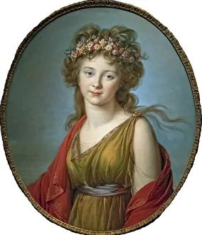Vigee Le Brun Prints: Portrait of Countess Anna Flora von Kageneck (1779-1857)