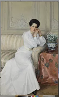 Portrait of Countess Darya Mikhaylovna Gorchakova, nee Bibikova, 1903. Artist: Bogdanov-Belsky