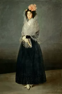 De 1746 1828 Collection: Portrait of the Countess del Carpio, Marquesa de la Solana (1757-1795), ca 1794