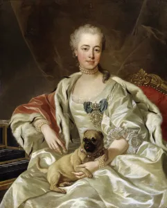 Portrait of Countess Ekaterina Golitsyna, 1759. Artist: Louis Michel van Loo