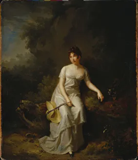 Images Dated 14th June 2013: Portrait of Countess Ekaterina Lvovna Golovkina, Late 18th cent.. Artist: Anonymous