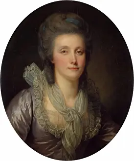 Neoclassical Prints: Portrait of Countess Ekaterina Shuvalova, 1770. Creator: Jean-Baptiste Greuze