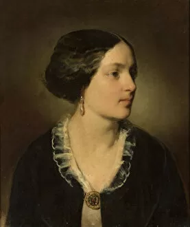 Images Dated 22nd November 2017: Portrait of Countess Katarzyna Potocka (1825-1907), nee Branicka, 1852