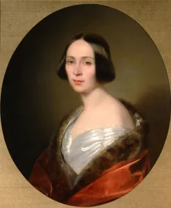 Portrait of Countess Luise Trofimovna Golitsyna (1810-1887), nee Baranova, Early 1840s. Artist: Kozina, Sandor (1808-1873)