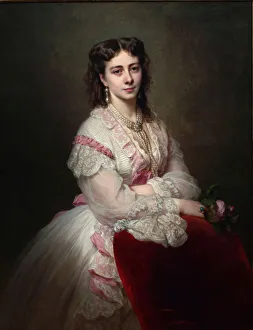 Franz Xavier 1805 1873 Prints: Portrait of Countess Maria Branicka (1843-1918)