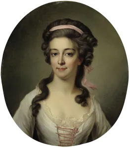 Sinebrychoffin Taidemuseo Prints: Portrait of Countess Maria Eleonora Lewenhaupt, nee Koskull (1765-1823). Creator: Bjork