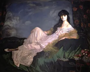 Reclining Prints: Portrait of Countess Mathieu de Noailles