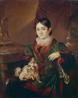 State Art Museum Prints: Portrait of Countess Natalia Andreevna Obolenskaya