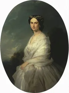 Neoclassical Prints: Portrait of Countess Sophia Bobrinskaya, 1857. Creator: Franz Xaver Winterhalter