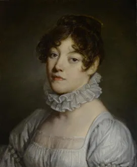 Jean Baptiste 1725 1805 Prints: Portrait of Countess Sophie of Segur (1799-1874), nee Rostopchina, 1820s
