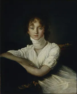 Portrait of Countess Varvara Petrovna Shcherbatova, nee Obolenskaya (1774-1843). Artist: Tonci, Salvatore (1756-1844)
