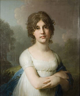 Dolgorukova Gallery: Portrait of Countess Yekaterina Gavriilovna Gagarina (1783-1861), 1801. Artist: Borovikovsky