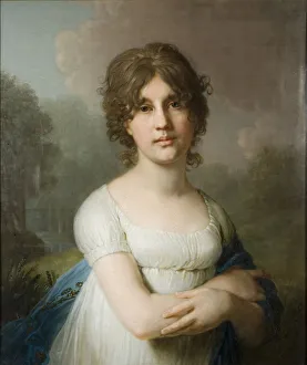 Vladimir Lukich 1757 1825 Prints: Portrait of Countess Yekaterina Gavriilovna Gagarina (1783-1861)