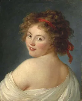 Portrait of Countess Yekaterina Skavronskaya, nee von Engelhardt (1761-1829), 1790