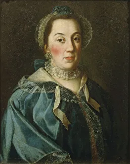 Portrait of Countess Yelizaveta Franzevna Buturliina, 1763. Artist: Antropov, Alexei Petrovich (1716-1795) Portrait of Countess Yelizaveta Franzevna Buturliina, 1763. Artist: Antropov, Alexei Petrovich (1716-1795)