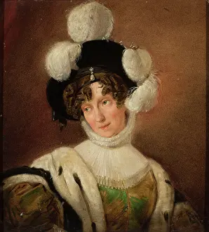 Portrait of Countess Zofia Potocka (1790-1879), nee Branicka. Creator: Molteni, Giuseppe (1800-1867)