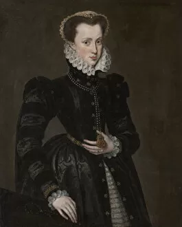 Neck Ruff Gallery: Portrait of a Court Lady, 1560 / 70. Creator: Unknown