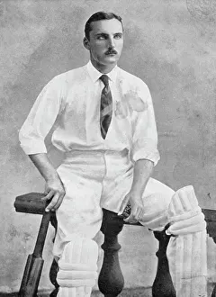 Cricket Prints: Portrait of a cricketer, 1896. Creator: Lee & Co