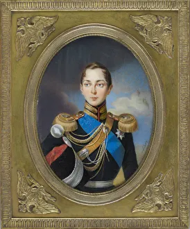 Portrait of the Crown prince Alexander Nikolayevich (1818-1881), 1834