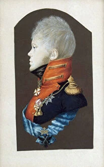 Images Dated 7th March 2011: Portrait of Crown Prince Constantine Pavlovich of Russia (1779-1831), c1809