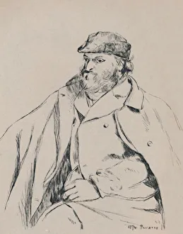 Edward T Prints: Portrait of CUzanne, c. 1874, (1946). Artist: Camille Pissarro
