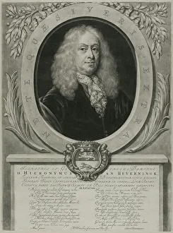 Botanist Prints: Portrait of D. Hieronymous van Beverningk, n.d. Creator: Abraham Blooteling