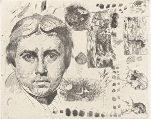 Charles N And Xe8 Prints: Portrait d Ingres (Portrait of Ingres), 1844, printed 1982. Creator: Charles Negre