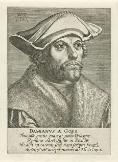 Galle Prints: Portrait of Damião de Góis (1502-1574) after Albrecht Dürer