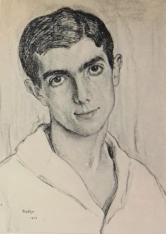 Léon 1866 1924 Collection: Portrait of the dancer Leonide Massine (1895-1979), 1914