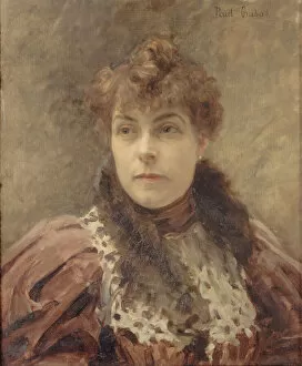Lesueur Gallery: Portrait of Daniel Lesueur (1860-1921), c. 1895. Creator: Chabas