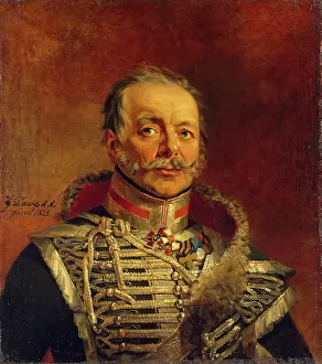 Frogging Prints: Portrait of Daniil V. Shukhanov (1745-1813/14), 1825. Creator: George Dawe