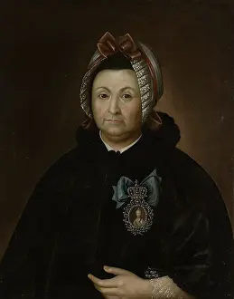 Princess Prints: Portrait of Darya Potemkina, 1778. Creator: Unknown