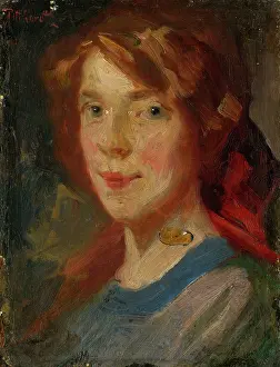 Ludovt Pitthordt Prints: Portrait of Daughter Irma, 1900-1910. Creator: Ludovit Pitthordt
