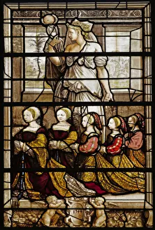 Montmorency Prints: Portrait of the daughters of Anne de Montmorency (1493-1567) and Madeleine of Savoy (1510-1586)
