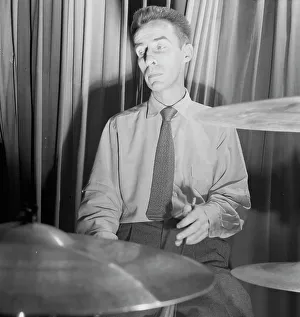 Bill Gottlieb Prints: Portrait of Dave Tough, Eddie Condon's