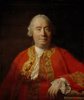 David Hume Prints: Portrait of David Hume (1711-1776), 1766. Artist: Ramsay, Allan (1713-1784)