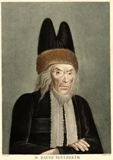 Jewish Life Prints: Portrait of David Sintzheim (1745-1812)