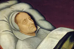 Deathbed Prints: Portrait of a Dead Woman, early 17th century. Creator: Unknown
