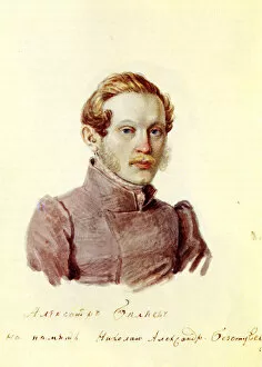 Decemberist Gallery: Portrait of Decembrist Alexander Belyaev (1803-1887), 1832-1833